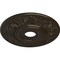Ekena Millwork Vienna Ceiling Medallion (Fits Canopies up to 6 1/2"), 20"OD x 3 1/2"ID x 1 1/2"P, Stone Hearth CM20VISHF - alternate 2
